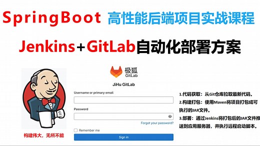 Jenkins GitLab Maven自动化部署方案，构建伟大，无所不能