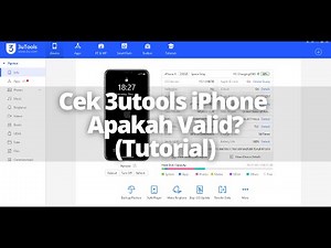 Cara Menggunakan 3utools Untuk Check iPhone Second Valid? Tutorial iPhone (How to Use 3utools)