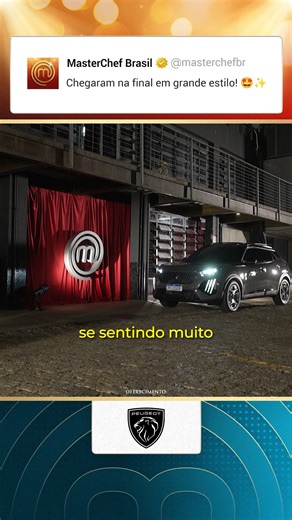 MasterChef Brasil on Instagram: "Não tem carona melhor pra uma final do que a bordo de um Peugeot 2008! 🚗✨ Inspiradas pelo design, pela tecnologia e pela inovação, as meninas se encheram de criatividade e arrasaram na grande final do MasterChef Celebridades! 🔥👩‍🍳🏆"