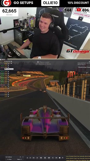 BRUTAL GTP KILL AT SPA! - #iracing #crash #imsa