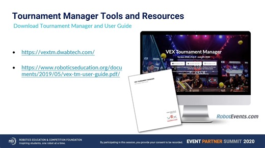 Tournament Manager Software Training for Beginners VRC