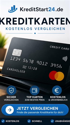 💶 Kreditkarten online vergleichen? Jetzt kostenlos prüfen!