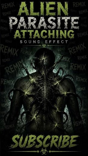 Alien Parasite Attaching Sound Effect | Sci-Fi Horror SFX 👽