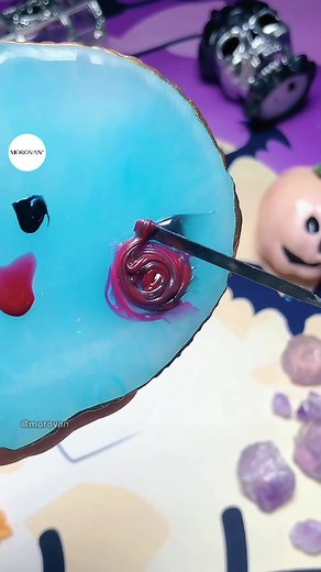 DIY Halloween Nails: Black and Red Poly Gel Tutorial