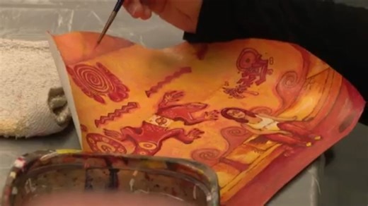 Maryvale High students create mural with local artist