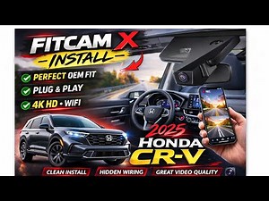 Upgrade Your 2025 Honda CR-V: Best 4K Dash Cam (FITCAMX) Review & Install