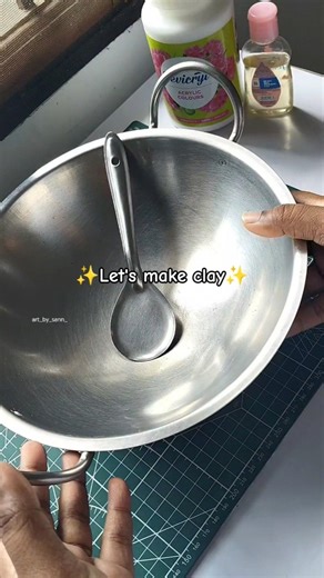 Let's make cold porcelain clay 🤌🏻✨ #smallbusiness #clayartist #trending