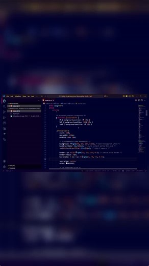 Ravi Paraliya | AI Enthusiast & Speaker on Instagram: "🤯 STOP SCROLLING! Made this in 1 day. 🚀 Day 1 of my #30DaysOfCode challenge is LIVE! Built an **Interactive Glassmorphic Profile Card** that gives serious futuristic vibes. ✨ I focused on two main CSS/JS concepts to make this card POP: 1. Frosted Glass Effect: Using the magical CSS property `backdrop-filter: blur()`. It’s the secret sauce for that clean, depth look. 🧊 2. Smooth 3D Tilt: Implemented subtle JavaScript to make the card react