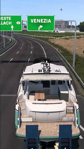 Oversized Boat Delivery Through a Toll Plaza | Euro Truck Simulator 2 #eurotrucksimulator2