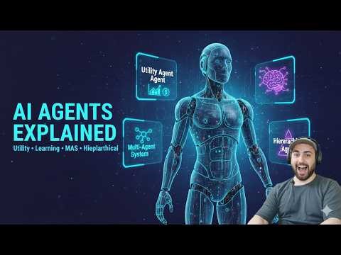 9. AI for beginners | Types of Intelligent Agents in AI (With Real-World Examples)