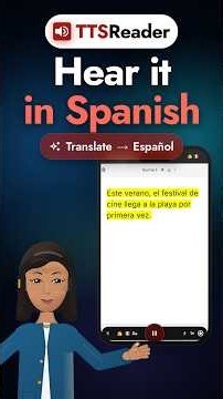 Translate Your Text into 28 Languages and Listen to It with TTSReader #Shorts
