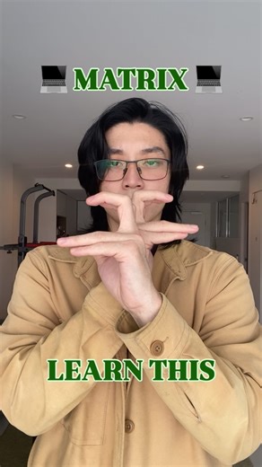 Frecktile 📐 Dancer on Instagram: "Matrix Tutorial 💻 Save this video and download it! Slow it down and pay attention to each of my finger’s positioning and what’s happening. Good luck! 😎🕶️"