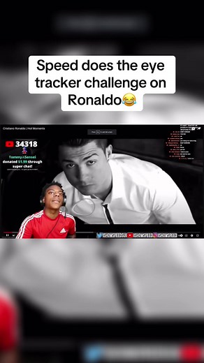 Eye Tracker Challenge with Ronaldo: Speed's Hilarious Moment