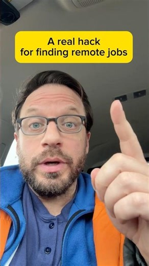 A REAL hack for finding REMOTE jobs