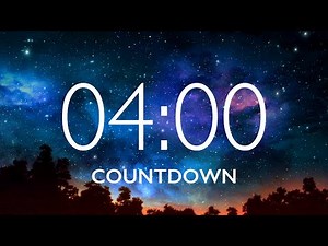 4 Minute Timer with Relaxing Music and Alarm 🎵⏰