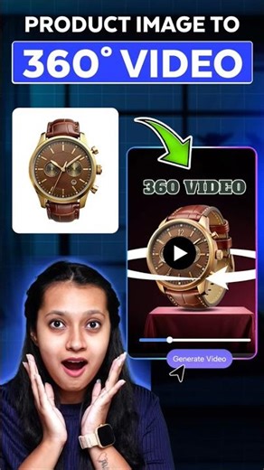 Turn Any Product Images Into 360° Videos—With AI!