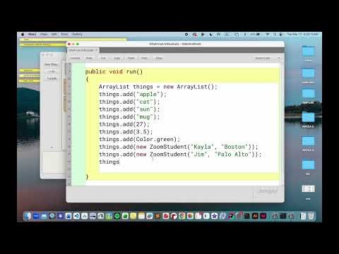 Example 5.9 = ArrayList vs. ArrayList E