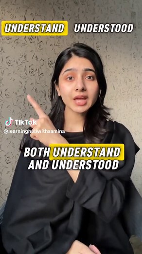 The Difference Between Understand and Understood in English