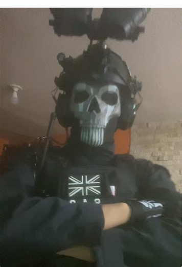 Vieja skin pero efectiva #callofduty #cosplay #ghost #ghostcosplay #viral