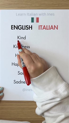 Learn Italian 🇮🇹 | Learn Italian with Ines