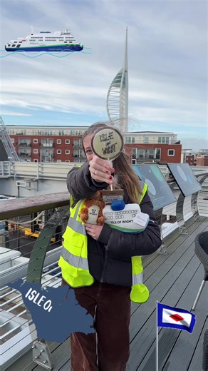 When your ‘quick visit’ to the Island becomes your whole personality 🏝️⛴️ #wightlink #ferry #isleofwight