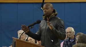 99K views · 179 reactions | No joke: Dave Chappelle showed up at a local city council meeting to support police reform. | Yahoo | Facebook