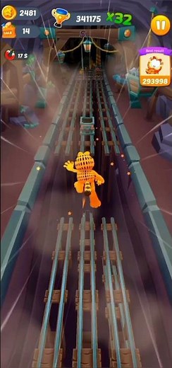 Garfield Rush best gameplay #shorts