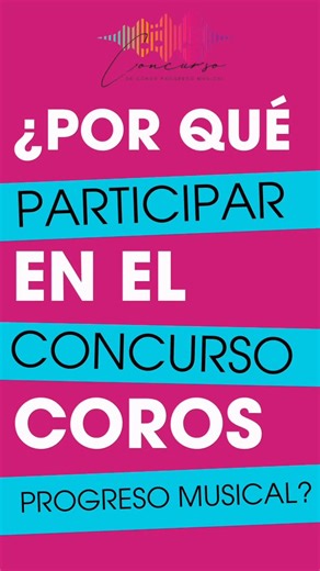 @concurso_de_coros on Instagram: "🎼 ¿Por qué participar en el Concurso de Coros Progreso Musical? ✔ Visibilidad para tu coro ✔ Encuentro con otras agrupaciones ✔ Escenario profesional ✔ Premios y reconocimiento ✔ Una experiencia musical inolvidable Si tu coro ama cantar… este escenario os espera. 📝 Inscripciones abiertas hasta 10 de marzo 🔗 Más información en el link de la bio #Participa #MúsicaCoral #ConvocatoriaAbierta #certamendecoros #vicalvaro"
