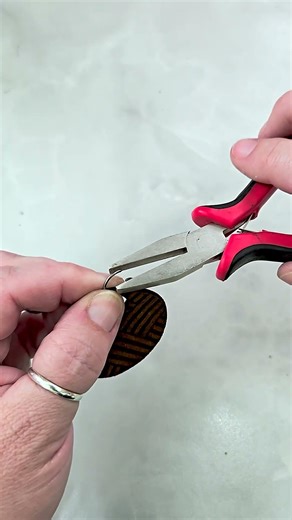 Laser-Embossed Leather Earrings | Easy + Lightweight