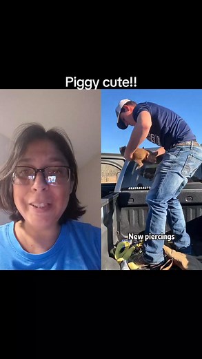 Just cute!! #fyp #bluebear1985 #react #piggy | Rebecca Ann Tahchawwickah