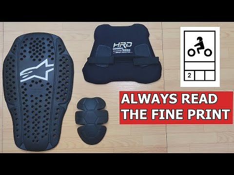 ARMOR EXPLAINED : CE LEVEL 1 & LEVEL 2 | Motorcycle Jackets