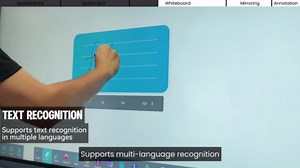 Interactive Smartboard for Presentation Classroom Conference Office Home-65 4K UHD with 48MP Camera,8-Array Microphone,Touchscreen Digital Whiteboard(Wall Mount Included)