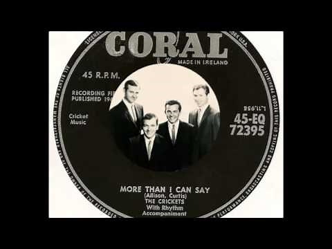 The Crickets - More Than I Can Say (1960)