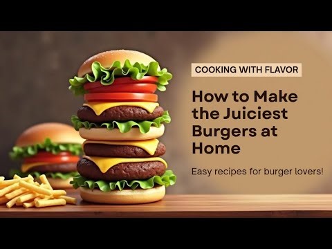 🍔 Homemade Burgers Step by Step Guide to Juicy Perfection 🔥
