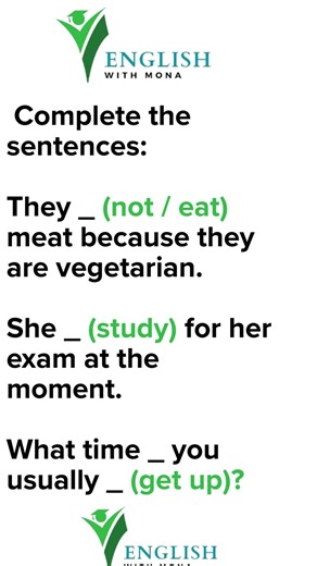 Present simple or present continuous #b1level #presentcontinuoustense #presentsimple #exercises