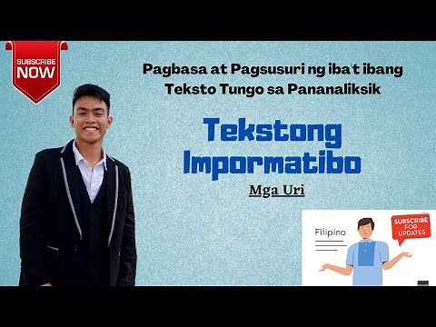 Tekstong Impormatibo | Mga Uri