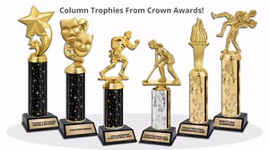 14.8" First Place Trophies with Gold Cup Great for 1st Place Awards