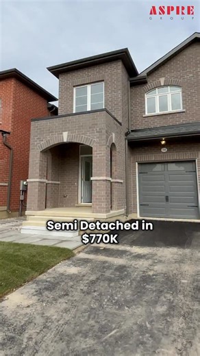 Mandeep Dhesi | Real Estate Agent on Instagram: "Your first dream home in Brampton is closer than you think. We secured a leftover builder semi-detached in the high $700s (after PST + GST) — a price you will NOT see again in this market. This home comes fully upgraded: • 🎯 Single-car garage with 3-car parking • 🎯 Separate Living + Family Room • 🎯 9 ft ceilings, hardwood throughout • 🎯 3 bedrooms, 2 full washrooms + laundry upstairs • 🎯 Fully rentable basement with separate entrance • 🎯 No 