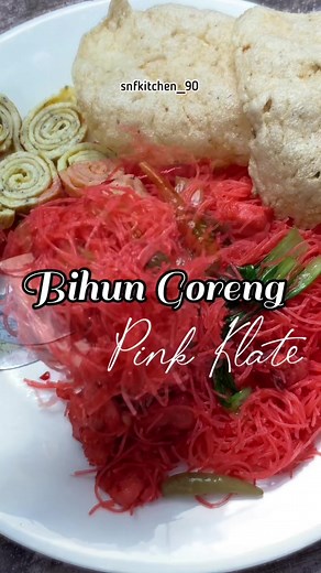 Delicious Pink Fried Vermicelli Recipe | Easy Kelantan Style Bihun
