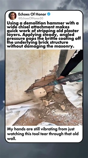 EFFICIENT DEMOLITION HAMMER TECHNIQUE
