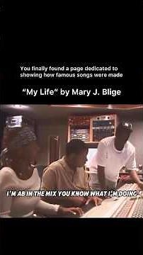 Mary j blige in studio session #maryjblige #music #archives