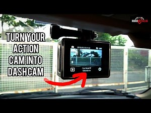 DIY | How to Set up Action Camera into Car Dashcam (Car Mode feature) | Tutorial