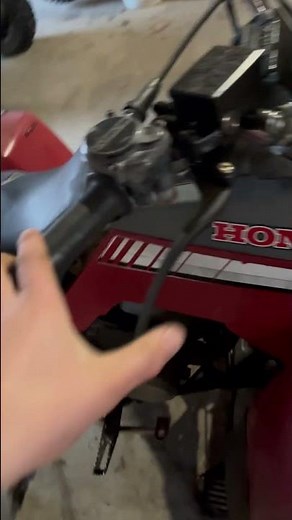 Front brakes finally working on the old Honda fourtrax 250