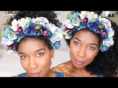 DIY Chic Flower Crown Headband | No Sew - Naptural85