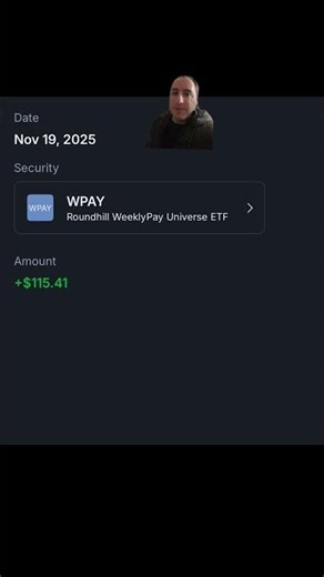 WPAY ETF Passive Income Week #weekly #money #shorts