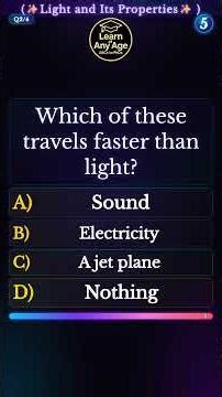 S2 Science - Light - 40 MCQs