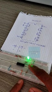 108 reactions | 74LS04 IC | Inverter circuit @electronicsstuff...