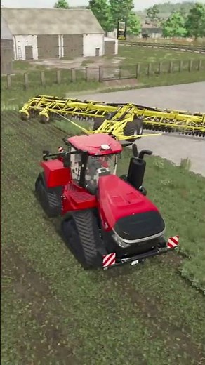 Big Tractors Harrowing the Field 🚜 | FS25 #shorts s