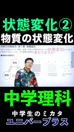 状態変化と物質の変化を理解する