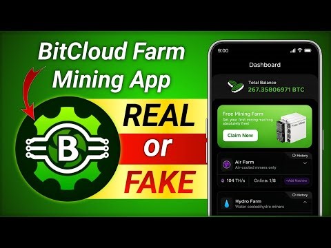 Bitcloud farm miner real or fake | Bitcloud farm withdrawal | Bitcoin mining app withdrawal proof